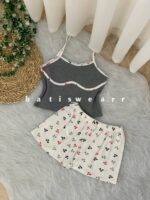 ست کراپ شورتک کرکره ای - Image 4