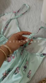 سارافون ساتن طرح صدف - Image 4