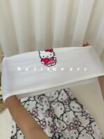 ست کراپ پیژامه هلوکتی صورتی - Image 4