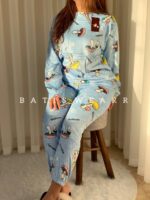 ست بلوز شلوار تدی وارداتی - Image 6